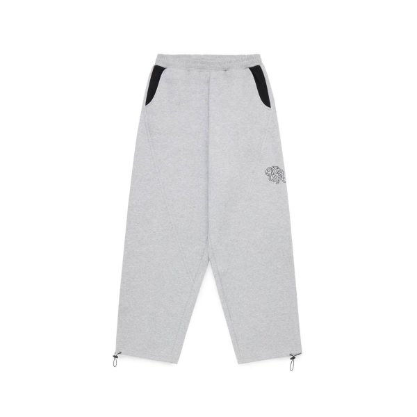 A Mertra Bigstep Pants (GRAY/ BLACK)